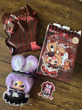 Gothic Lolita Bunny Plush Action Figure - Yuyu Moonshade